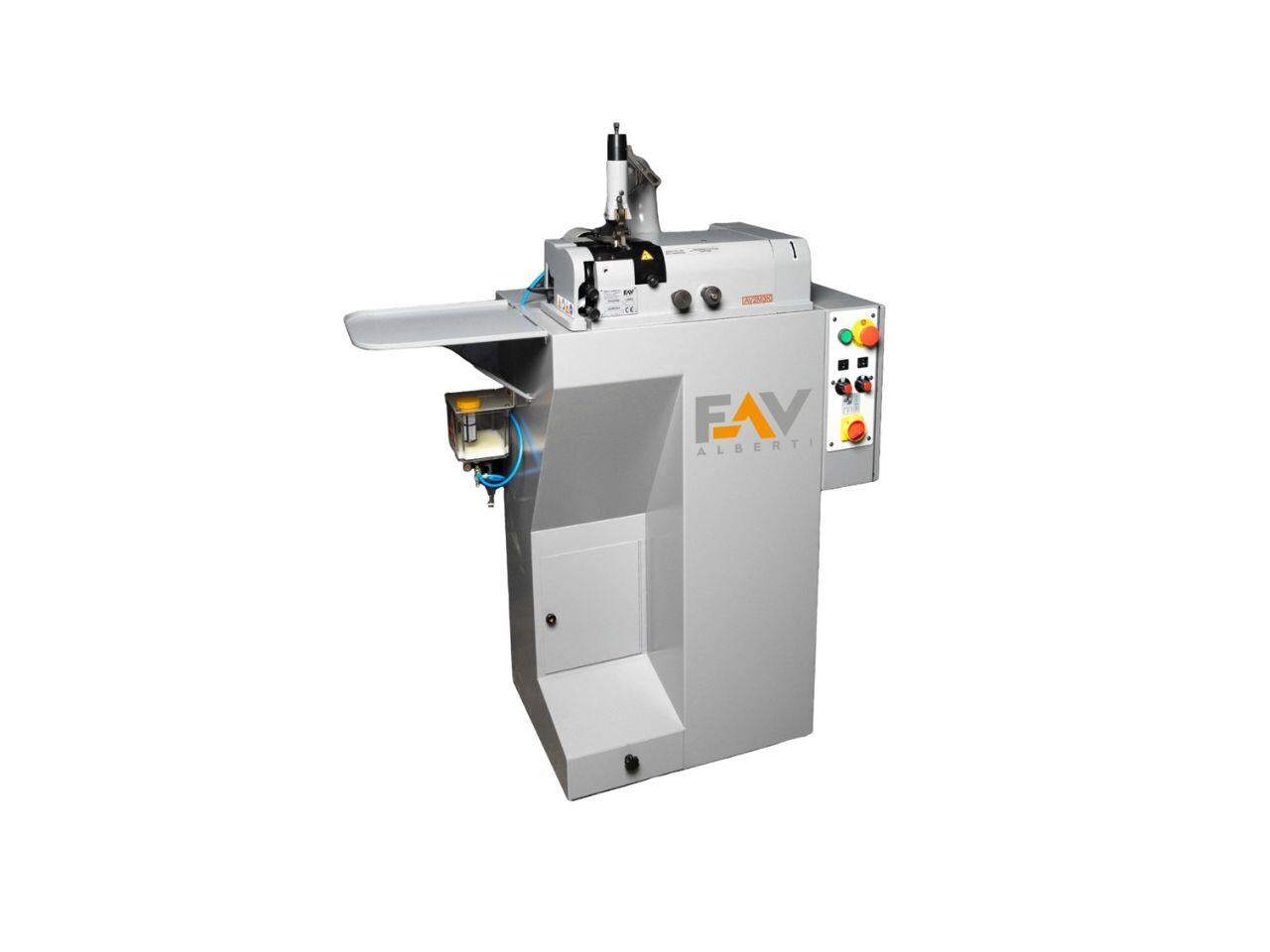 Macchina per taglio industriale con sistema di lubrificazione automatica